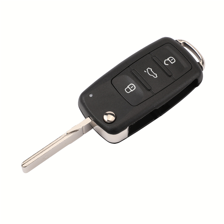 Volkswagen 434Mhz Id48 чип опрокидывающийся автомобиль смена дистанционного управления ключ